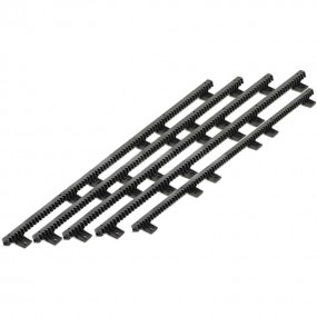 Pack de 5 Cremailleres nylon PA6 et fibre de verre tipe CAME CGZP 2019