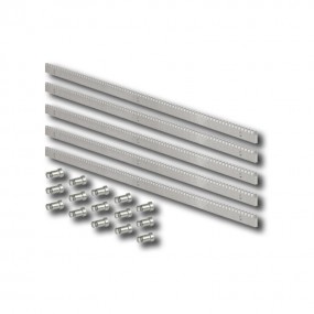 Crémaillère module 4 en acier galvanisé 30x12 - 5 mètres - crem30x12 5