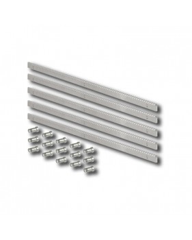 Crémaillère module 4 en acier galvanisé 30x12 - 5 mètres - crem30x12 5