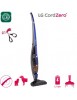 Aspirateur Balai LG VHB511BDB - 2en1 sans fil avec Aspirateur à main détachable - bleu - Autonomie 60 min