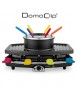Set à raclette - gril et fondue - 1100W - inox - pour 8 personnes - Domoclip DOC107