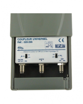 Coupleur Universel Sedea | 2 Entrées (fm – Vhf – Uhf + Uhf)