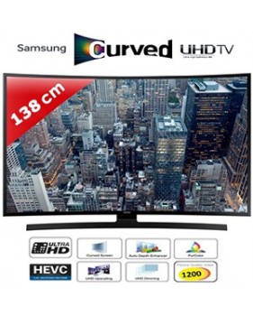 TV LED 55’’ (138 cm) - Incurvé - UHD/4K - Smart TV - 1200PQI - Samsung UE55JU6640