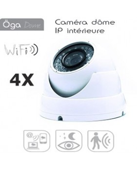 Lot de 4 Caméras IP dôme intérieure - PlugPlay - AVIDSEN 123213