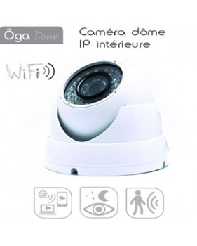 Caméra IP dôme intérieure - PlugPlay - iPhone - Android - AVIDSEN 123213