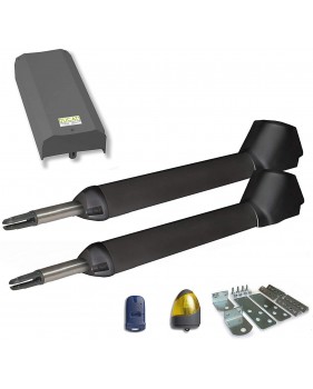 Kit ouvre-portail 2 portes battantes  - 2 vantaux 