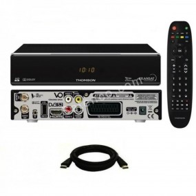 Pack récepteur Thomson THS805 HD + Carte Fransat + Câble HDMi 2M Offert