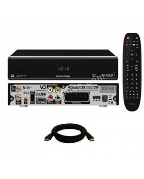 Pack récepteur Thomson THS805 HD + Carte Fransat + Câble HDMi 2M Offert