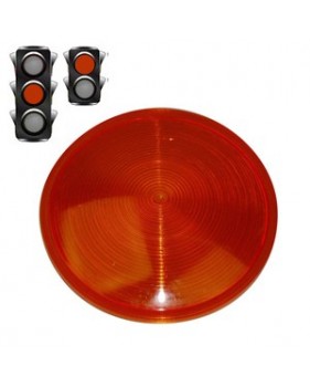 Filtre plastique orange - semaphore feu de circulation routiere