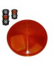 Filtre plastique orange - semaphore feu de circulation routiere