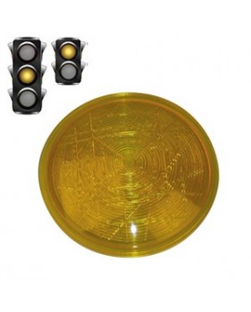 Filtre plastique jaune - semaphore feu de circulation routiere