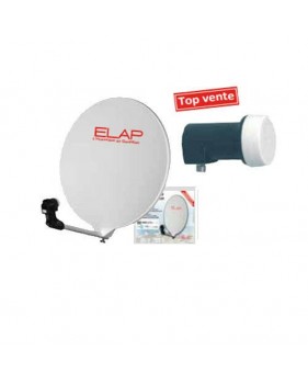 Antenne Satellite Ø 70 Cm Composite Avec Lnb Universel Single - Elap 700018