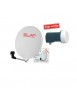 Antenne Satellite Ø 70 Cm Composite Avec Lnb Universel Single - Elap 700018