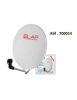 Antenne Satellite Ø 70 Cm Composite Avec Lnb Universel Single - Elap 700018