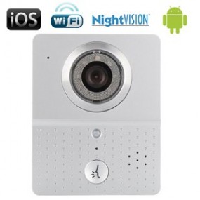 Sonnette de porte WiFi, interphone vidéo vers smartphone ou tablette Android ou iOS