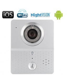 Sonnette de porte WiFi, interphone vidéo vers smartphone ou tablette Android ou iOS