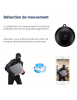 Mini caméra de surveillance intérieure sans fil, vision nocturne