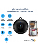 Mini caméra de surveillance intérieure sans fil, vision nocturne, audio bidirectionnel, détection de mouvement + Carte SD 128 GB