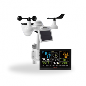 Station Météo solaire Wifi 7 en 1Intérieur/Extérieur Sans Fil