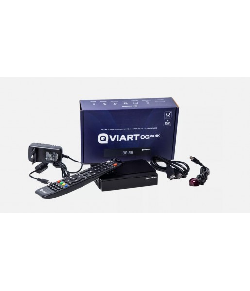Récepteur Qviart OG2s 4K Linux UHD IPTV OTT - Puissant, Rapide et Économique pour une Expérience TV Complète