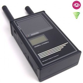 Détecteur de caméras espion sans fil - 900 MHz à 2700 MHz - écran 2.5" TFT LCD