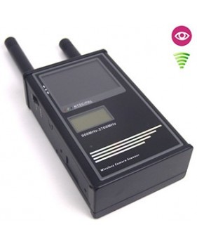 Détecteur de caméras espion sans fil - 900 MHz à 2700 MHz - écran 2.5" TFT LCD