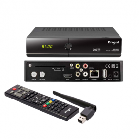 Engel Sat RS8100Y TV set-top boxe ,Satellite Full HD Noir
