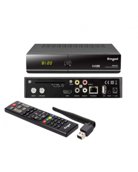 Engel Sat RS8100Y TV set-top boxe IPTV, Satellite Full HD Noir