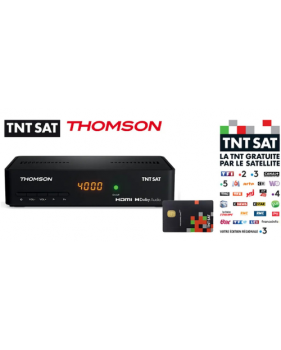 THOMSON THS808 : Terminal HD TNTSAT Enregistreur TV, 12V, avec Carte TNTSAT