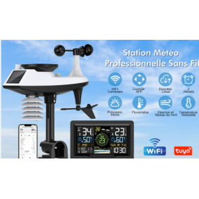 Station Météo Complète : Vent, Pluie, Température et Prévisions