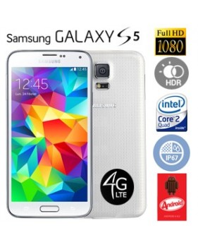 Smartphone Samsung Galaxy S5 couleur blanc 16 Go