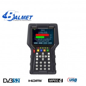 Mesureur de Champ Satellite Terrestre HD Combo DVB-T2 DVB-C2 MC 990 - écran LCD 3.5" - Analyseur de spectre et constellation