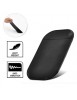 Mini tapis collante auto adhésif- antidérapant et anti-vibration- Noir- pour Téléphone ou autre appareil
