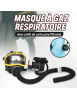 Masque à gaz complet alimenté par flux d'air constant – Système respiratoire de protection pour la sécurité au travail