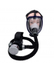 Masque à gaz complet alimenté par flux d'air constant – Système respiratoire de protection pour la sécurité au travail