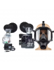 Masque à gaz complet alimenté par flux d'air constant – Système respiratoire de protection pour la sécurité au travail