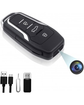 Caméra Espion Voiture 1080P, Audio/Vidéo, Détection Mouvement, 8h Autonomie, 64Go Mémoire Intégrée