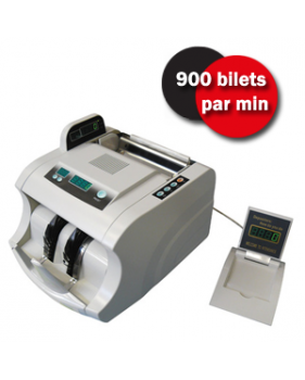 Compteuse de billets EURO, DOLLAR et ticket repas ... 900 billets/minute - avec detection UV