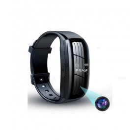 Caméra espion HD 1080P, Montre angle réduction de bruit intelligent, carte Micro SD 128GO