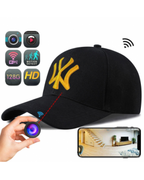 Mini Caméra de Baseball 1080P, Full HD, WIFI, Grand Angle, Sport, Enregistreur pour Vélo + Carte Mémoire 128 Go