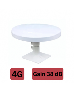 Antenne TNT passive omnidirectionnelle - Gain 38dB, Filtre 4G intégré, pour bateau camping-car
