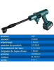 Nettoyeur haute pression sans Fil 3500W 200 bar, 6 EN 1, avec 2 batteries et accessoires, Machine à laver de voiture sans fil