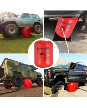 Cric Gonflable Pneumatique Nylon Air Jack 4 Tonne - 8800 lb Levage Rapide Avec Kits Voiture - Hauteur Effective 710 mm