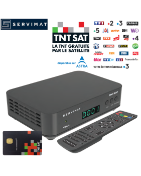 Servimat VELA HD – Récepteur Satellite TNTSAT