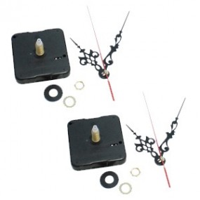 2 Mecanisme d’horloge quartz axe 8mm avec aiguille compatible 4mm 5mm 6mm 7mm