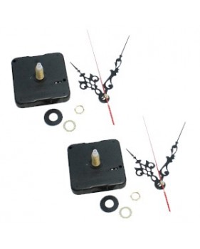 2 Mecanisme d’horloge quartz axe 8mm avec aiguille compatible 4mm 5mm 6mm 7mm