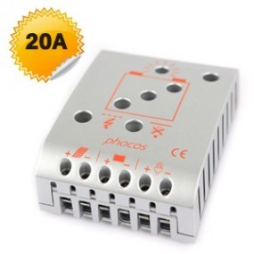 Régulateur de charge solaire série CML - 20 Ampères 12-24 Volts