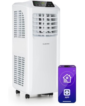 Climatiseur portable Klarstein Pure Blizzard Smart 9000 BTU, déshumidificateur WiFi R290, 44 m²