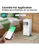 COMFEE' Climatiseur Mobile 9000 BTU/h 2,6kW, Classe A, 3 Modes, 3 Vitesses de ventilation