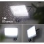 Projecteur LED extérieur 500W avec capteur de mouvement réflecteur, étanche IP65
